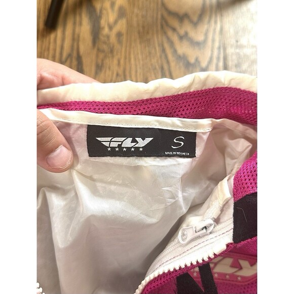 Fly Racing CoolPro II Pink Biker Padded Motorcycle Jacket W/ Zip Out Liner - Picture 8 of 8